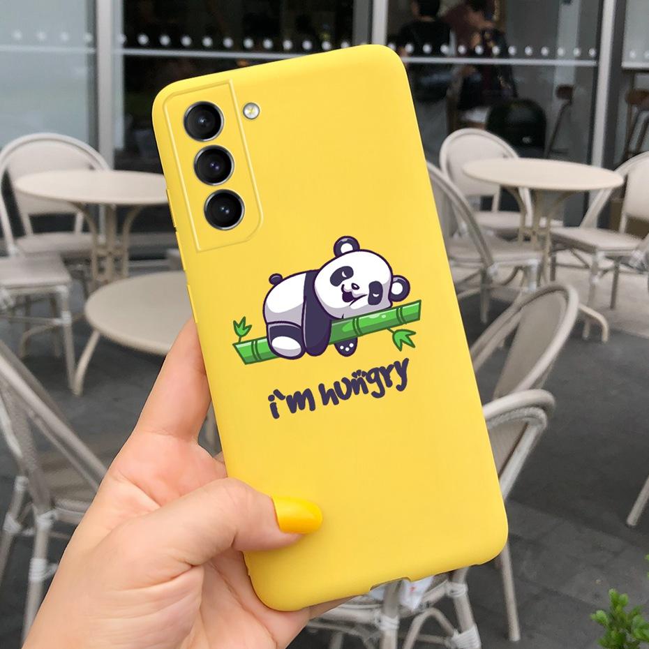 For Samsung Galaxy S22 5G Phone Case Cute Rainbow Milk Cow Painted Cover For Samsung S22 Plus S 22 Ultra Soft Silicon Fundas