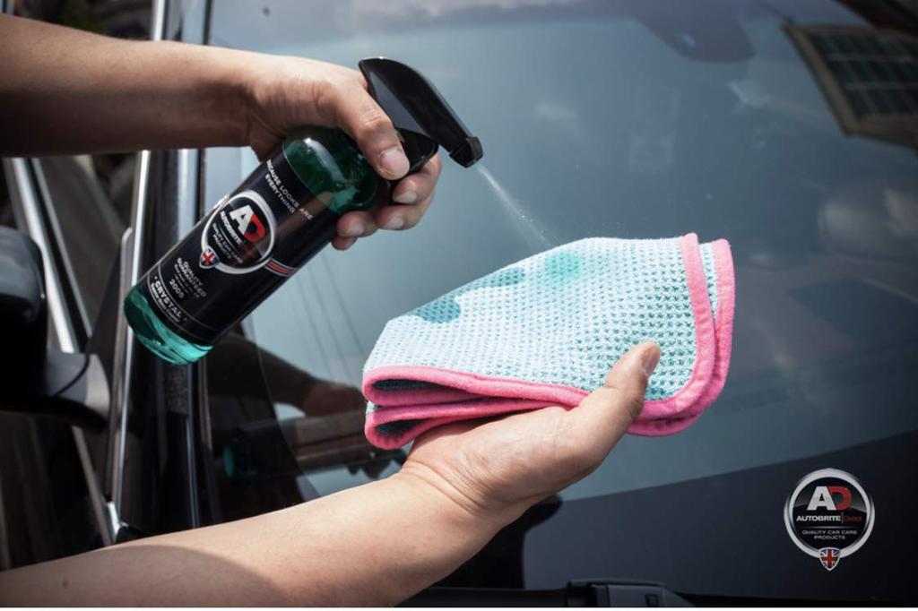 Autobrite Direct Glass Cleaner UK-Made "Crystal" Anti-Oil