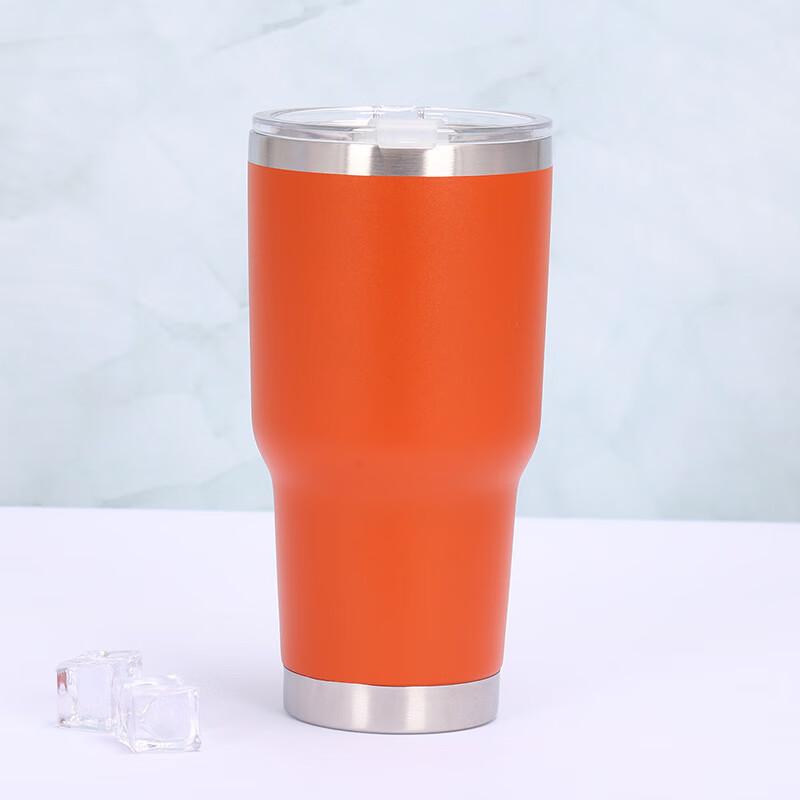 Changqi 30oz Stainless Steel Insulated Dual-Drink Travel Mug