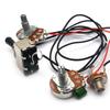 Electric Guitar Wiring Harness Kit 3 Way Toggle Switch 1 Volume 1 Tone 500K Pots