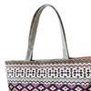 Embroidered Shoulder Bag, Tote Women's Handbag, Zipper, Large Capacity, Shopping Fashion,