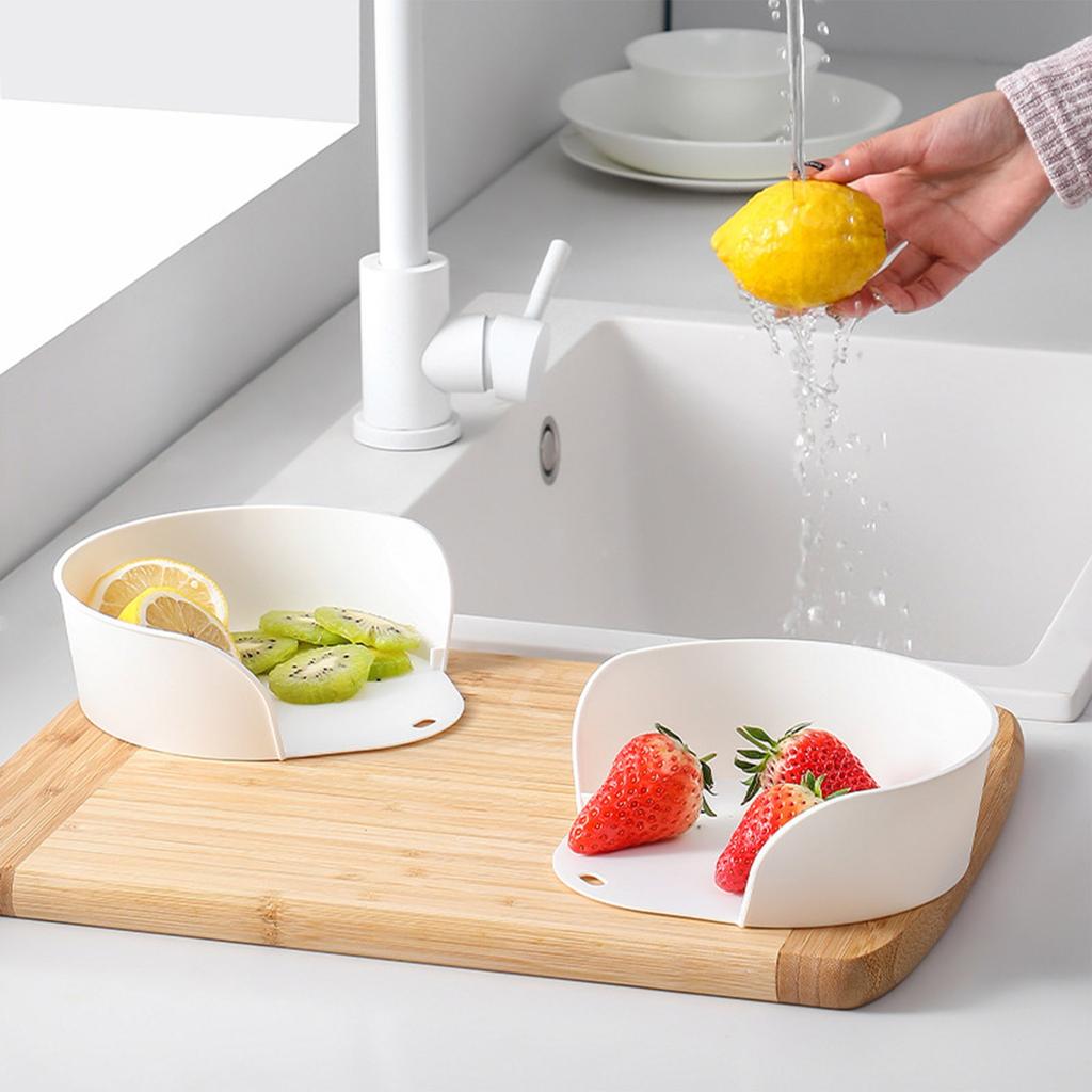 Single-sided Opening Side Dish Tray Can Be Hung With Side Dish Ingredients Classification Fruit And Vegetable Tray Cooking Tray - 3 Pieces