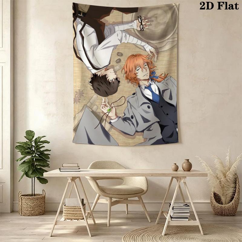 Bungou Stray Dogs Pattern Home Decor Tapestry, Wall Hanging, Decorative RV Wall Cloth.DGT261018351
