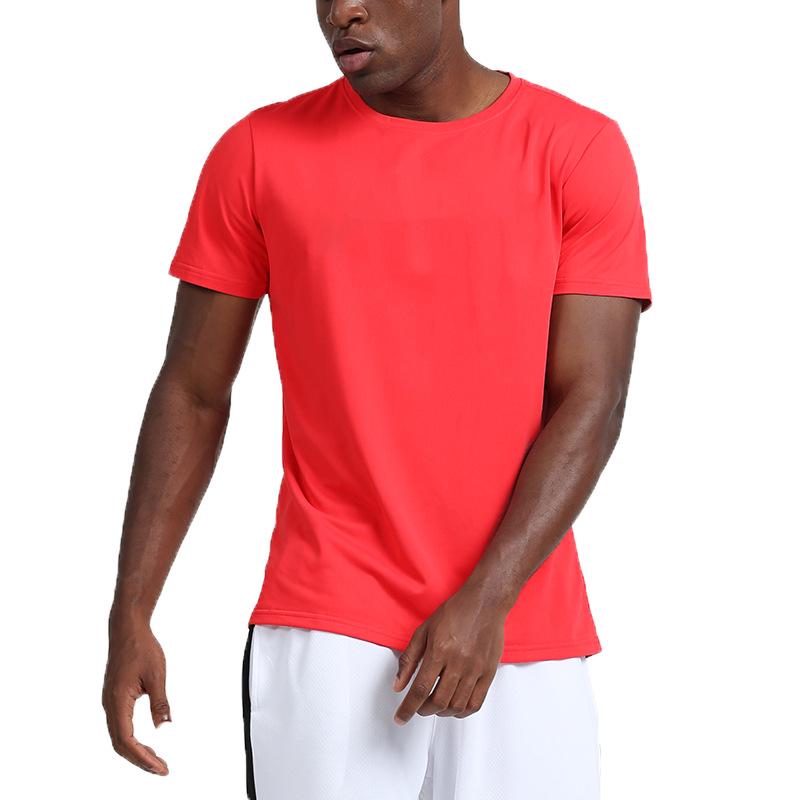 Men's Quick-Dry Sports T-Shirt - Summer Fitness Running & Basketball Gear