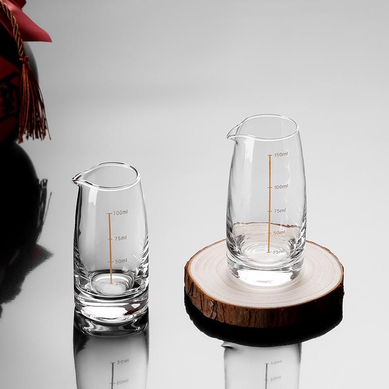 Glass Wine Decanter Set: Includes White Wine Decanter with Handle, Small Wine Glasses, Shot Glasses, and Handleless 100ml Decanter