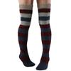 Thigh High Stocking Striped Keep Warm Non-slip Autumn Winter Women Over Knee Boot Socks for School