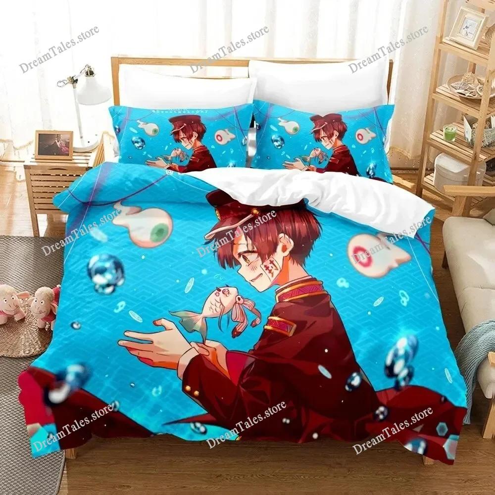 3D Print Duvet Cover Toilet-bound Hanako-kun Pattern Quilt Covers for Children Single Twin Queen King Bedding Set Home Textile