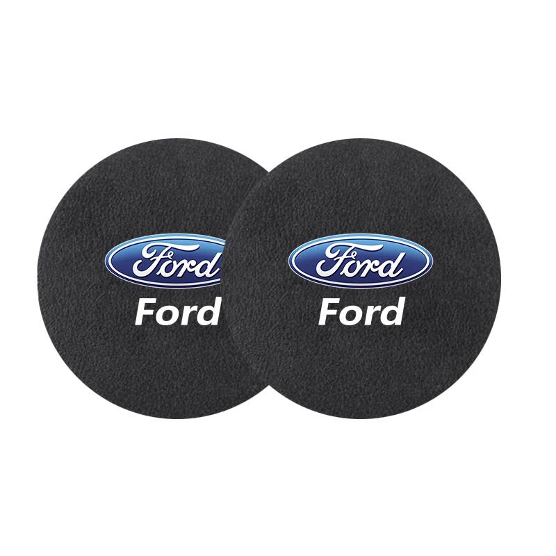 

Car Sticker 2025 Hot 2Pcs Car Water Cup Bottle Holder Anti-slip Pad Mat Silica Gel For Ford S MAX Ranger Focus Fiesta Mondeo Kug