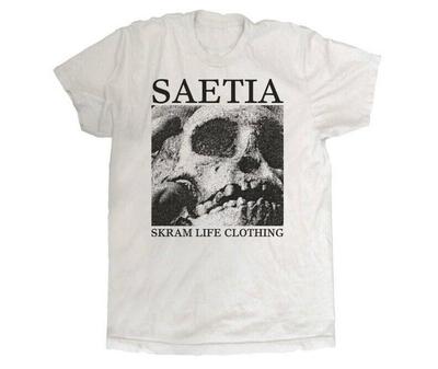 Saetia Band T-shirt, Screamo Band T-shirt, White All Size Shirt AL190 Unisex T-Shirt