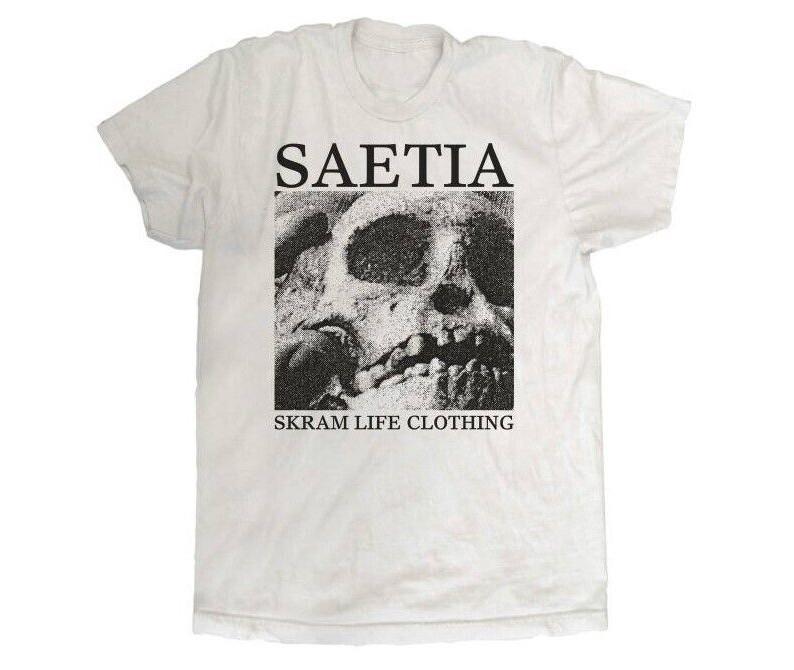 Saetia band t-shirt, screamo band t-shirt, White All Size Shirt AL190 Unisex T-Shirt S