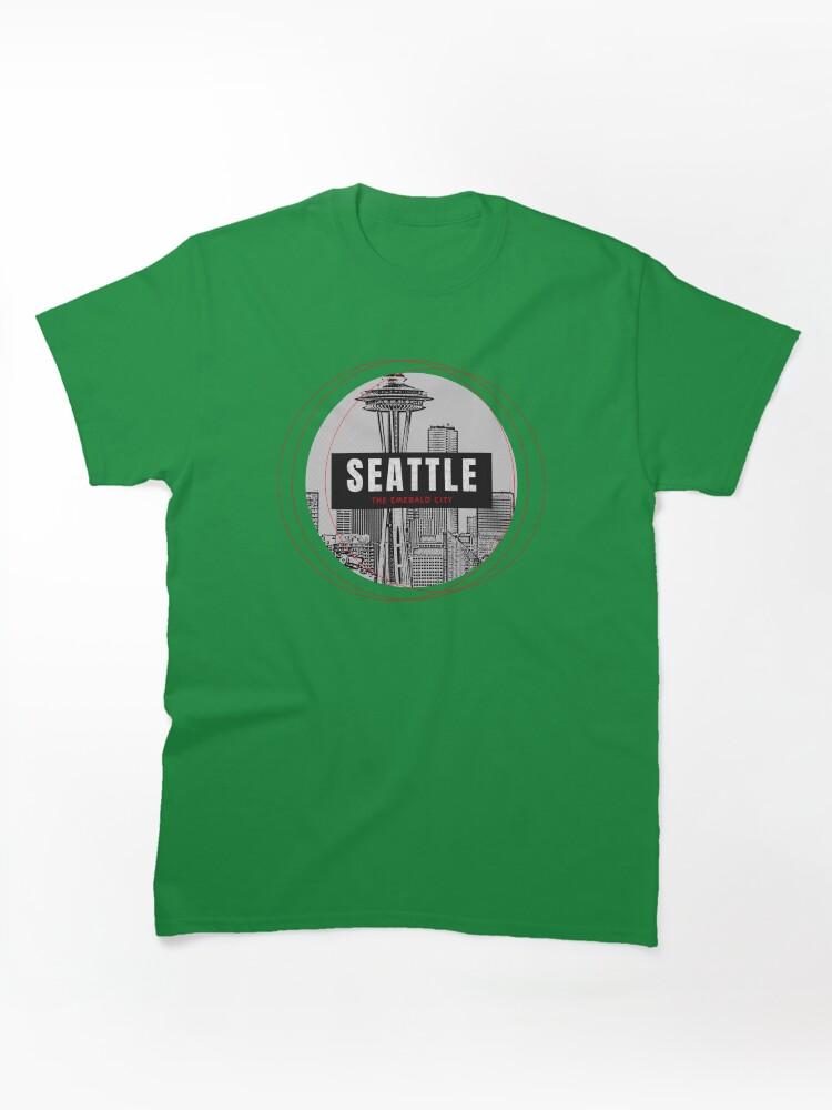 Cities Skylines Seattle The Emerald City Shirt Classic T-Shirt
