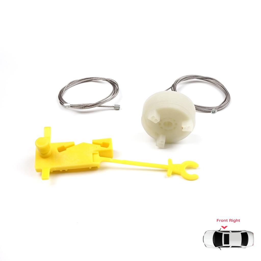 BWR5498 Zestaw naprawczy podnośnika szyb elektrycznych przód prawy do Renault Trafic MK2 X83 JL FL EL Vivaro Primastar 2001-2015 7700311821