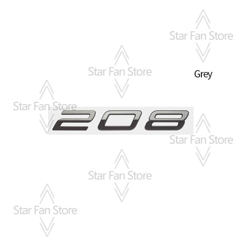 HRUC6 Metalowe Do Nowego Peugeot 308 208 508 Emblemat z Logo Naklejki 3D Emblemat Błotnika Naklejka Akcesoria Samochodowe Dekoracja Litery Stylizacja Samochodu