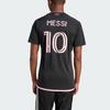 adidas Maillot extérieur unisexe Inter Miami CF 23/24 Messi Noir Rose JE9744