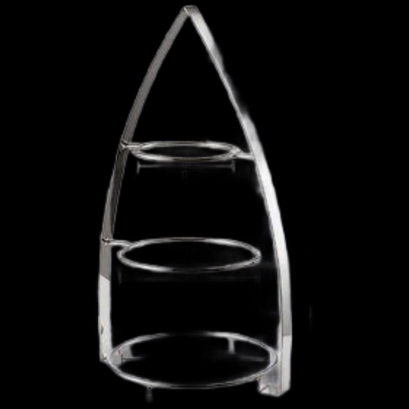 Abay Stainless Steel 3-Tier Dessert Cake Stand
