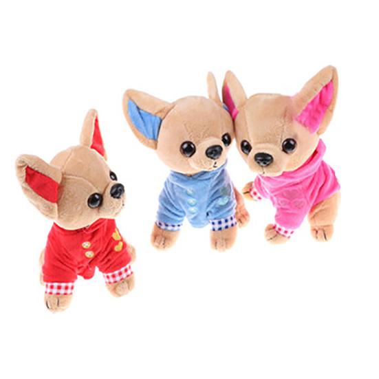 Dog Plush Toy 17cm Mini Chihuahua Soft Stuffed Plush Animals Lovely Gift