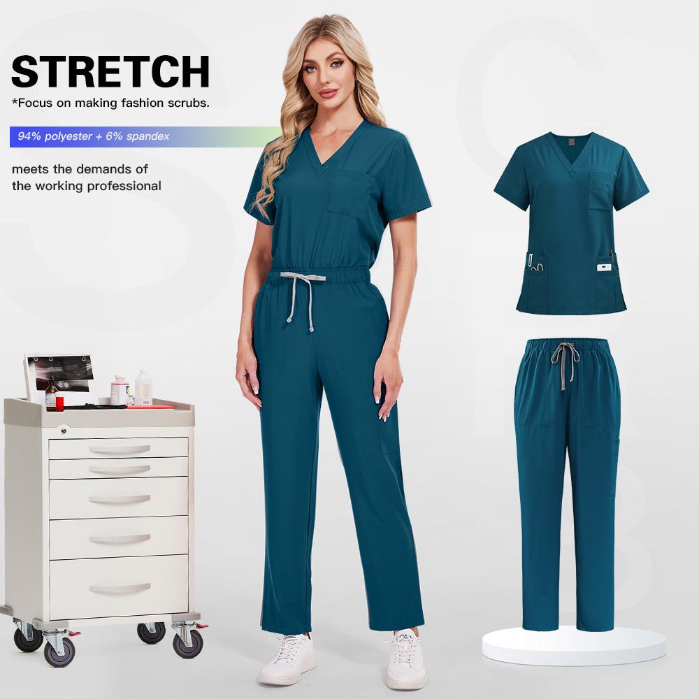 Veterinarian Workwear Set: Operating Room Gown for Nurses and Dental/Oral Surgery Procedures.