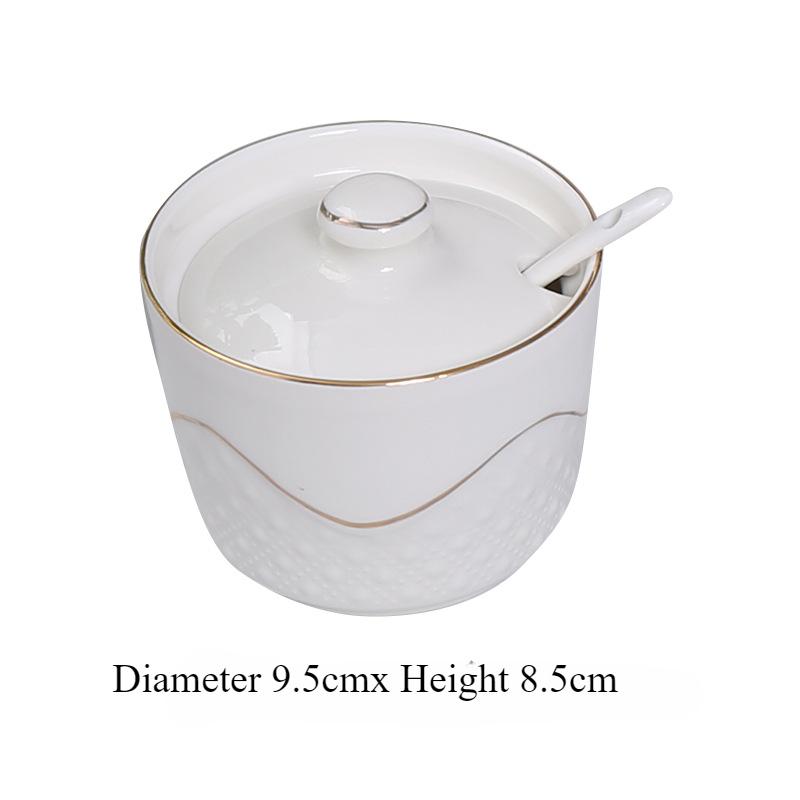 

Hotel Tissue Holder White Phnom Penh Seasoning Pot Ceramics Spice Jar Seasoning Box Set Combination Oil Vinegar Pot Sugar Bowl