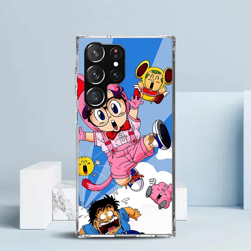Arale Dr Slump Phone Case For Samsung Galaxy S24 S25 Edge S26 Ultra S22 S23 Plus S21 + S20 FE Soft TPU Back Cover Galaxy S22 S23