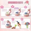 Fabric Flower Bouquets Toys DIY Craft Kits Toys for Kids Handmade Flowers Market Toy Girls Christmas Birthday Gift