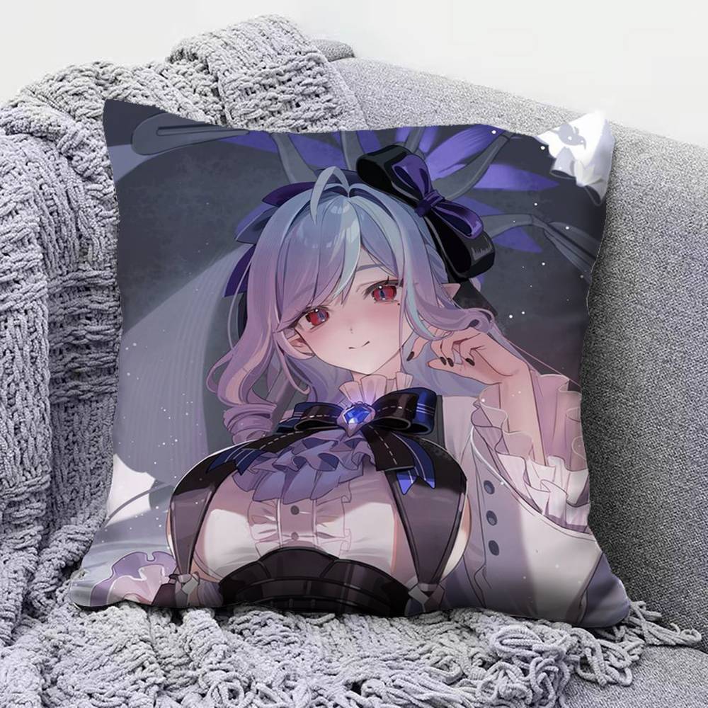 Cute Vivian Zenless Zone Zero ZZZ  Pillow Covers Home Sofa Cushion Covers and Aecorative Custom