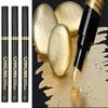 5/1pcs Chrome Pen Marker Mirror Waterproof Paint Repair For Rock Ceramic Glass Metallic Gold/Silver 2mm Nib