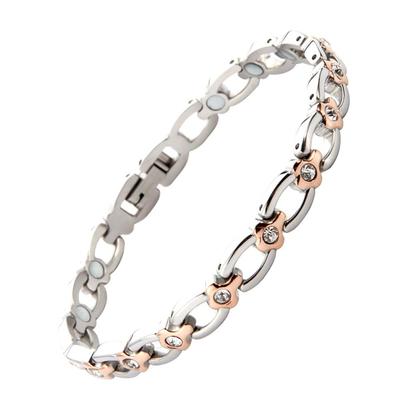 Bracelet Static Elimination Bracelet Magnetic Stainless Steel Bracelet Stylish and Casual Tape Choseiki Women's