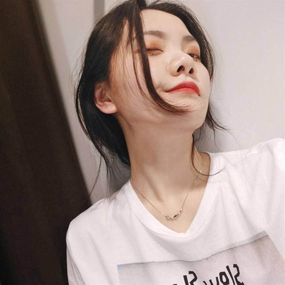 925 Stamped Silver Box Chain Simple Geometry Beans Pendant Necklace For Women Wedding Party Jewelry Christmas Gifts