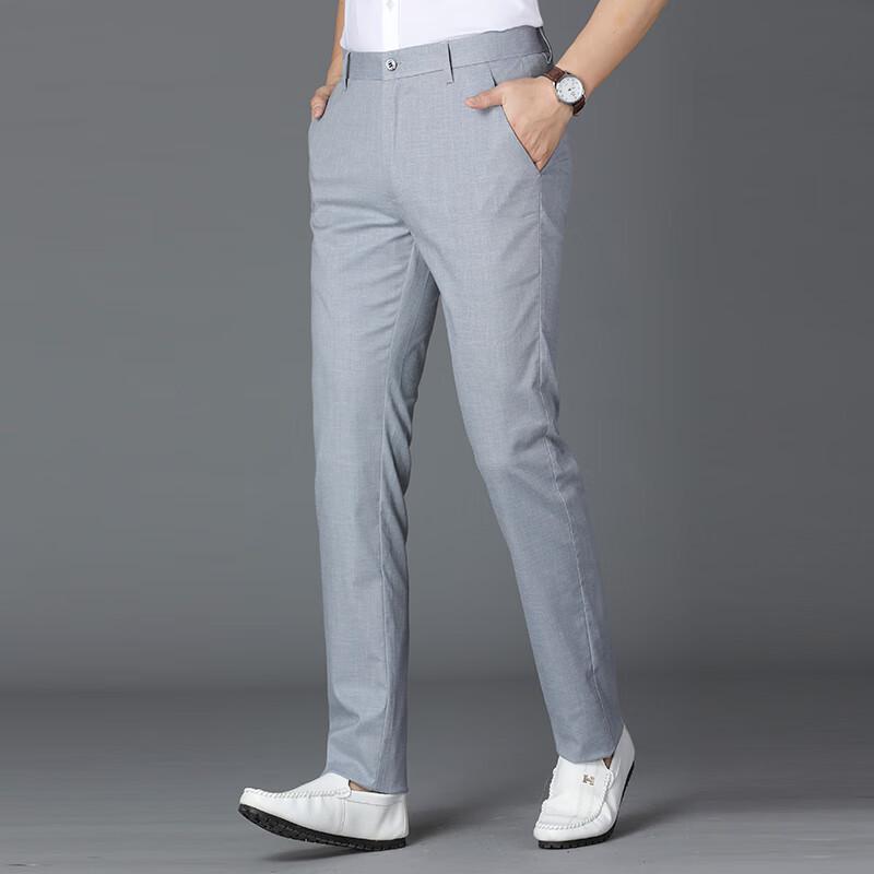 Men's 2024 Summer Lightweight Tencel Linen Straight Casual Pants