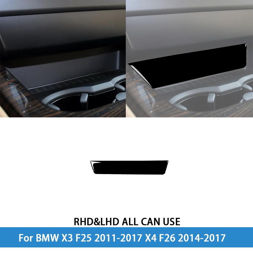 For BMW X3 F25 2011-2017 X4 F26 2014-2017Car Accessories Piano Black Interior Air Vent Taillight Console Trim Modified Sticker
