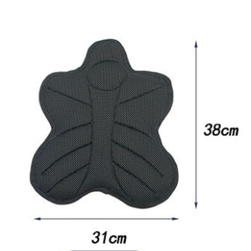 Motorcycle Gel Seat Cushion Breathable Heat Insulation Air Pad Cover Anti Slip Sunscreen Seat Cover Shock