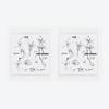 JUSQU 02 (2 Sheets) - Tattoo Sticker/Temporary Tattoo