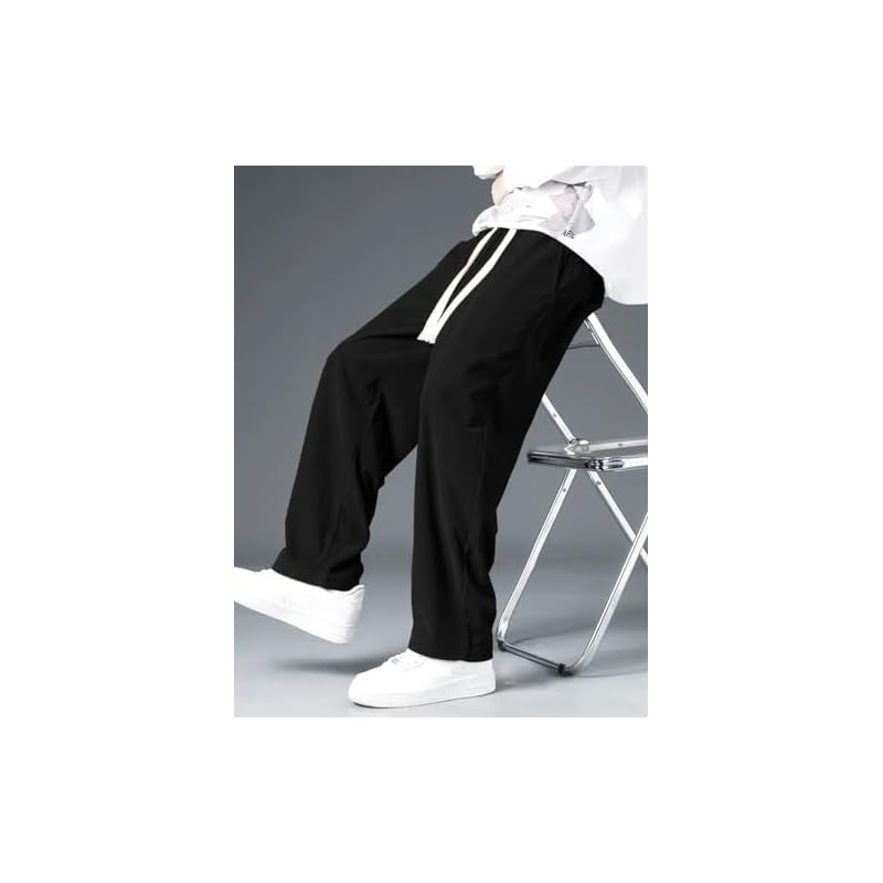 GRECIILOOKS Regular Fit Track Pant for Men. (Gl-Tp-1027-L-Black) 34