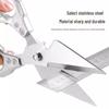 Heavy-Duty Kitchen Scissors: Multi-functional Shears for Chicken, Duck, Fish, and Bones