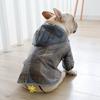 Manufacturer, dog raincoat tide brand Internet celebrity same plaid raincoat French fight teddy clothes medium dog poncho