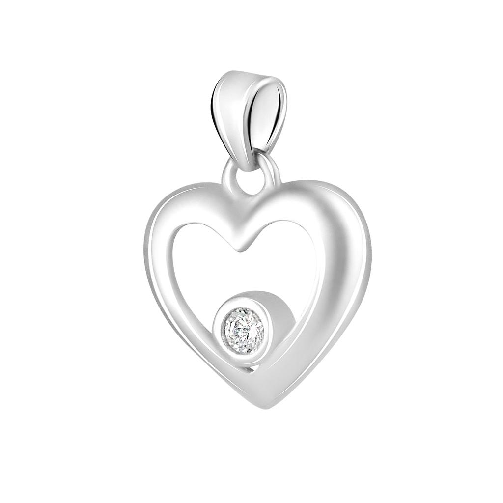 Silver Pendant with Cubic Zirkonia (2124993)