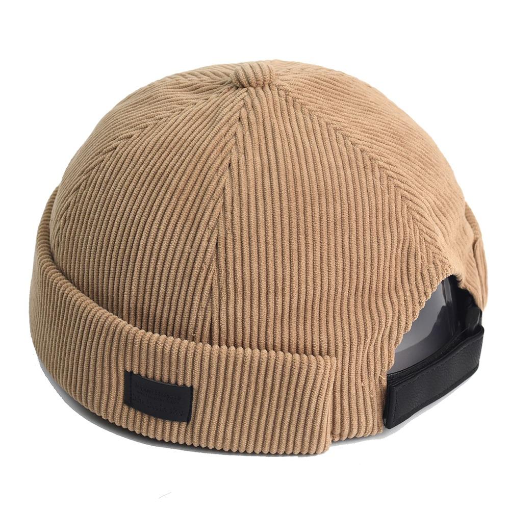 Adjustable Back Strap Streetwear Hip Hop Hat Adjustable Dome Hat Casual Beanie Hat  Hip Hop Styling хаки