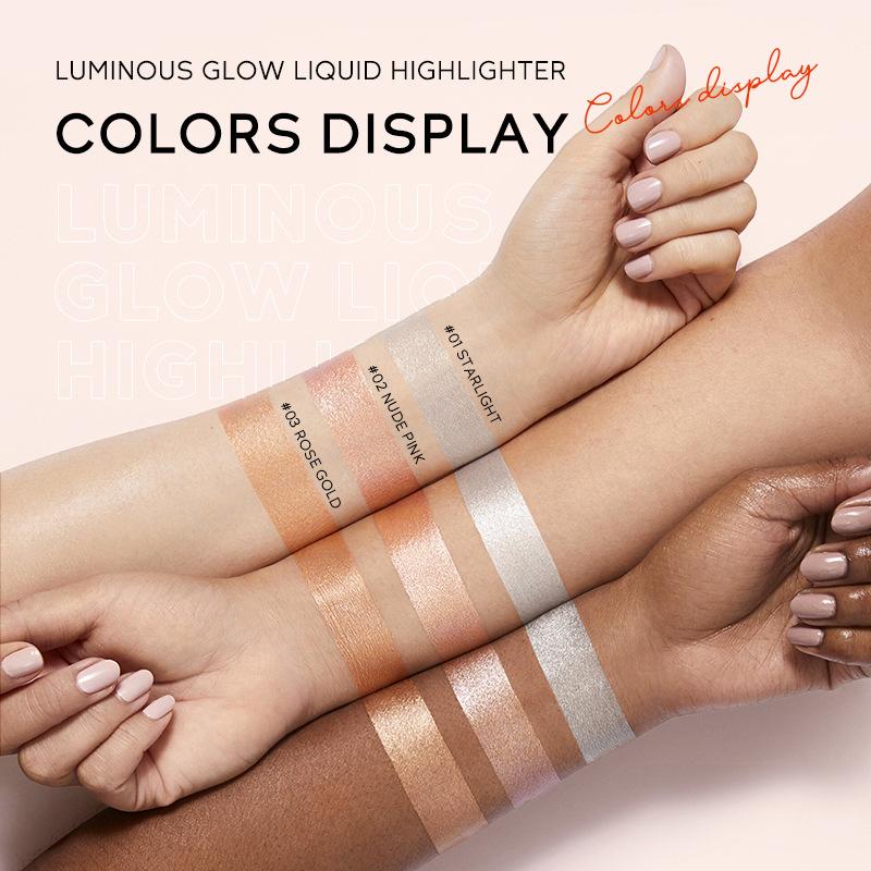 Strahlende Highlighter-Creme für makellose Gesichtskonturierung und Hautpflege