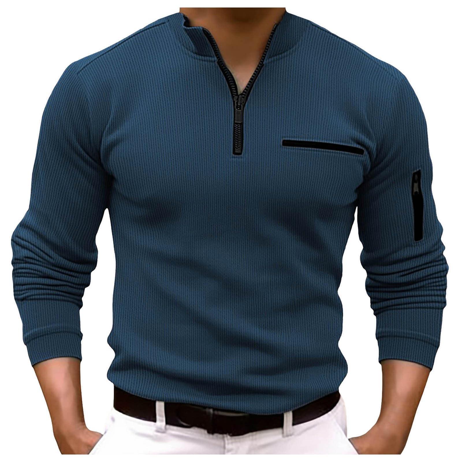 

Men Breathable Moisture Long Sleeve Solid Color Performance Active Business Dress Shirts XXXL тёмно-синий