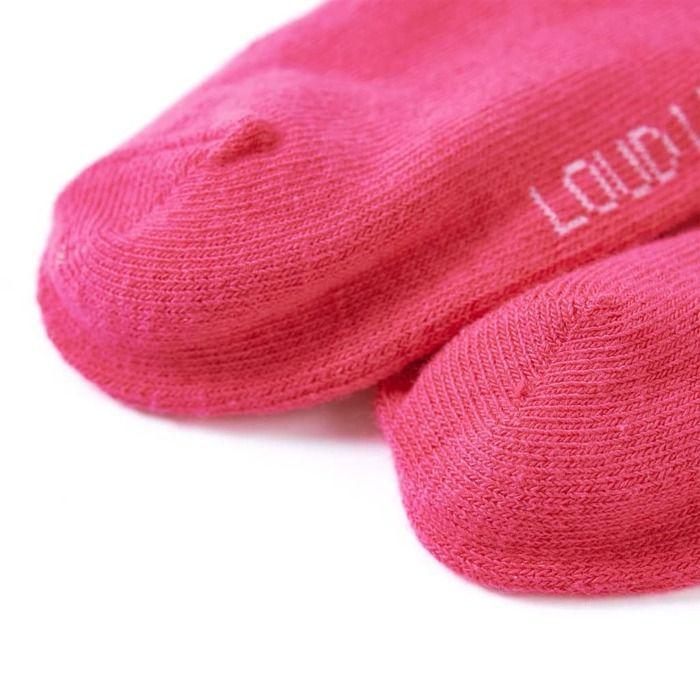 Chaussettes enfant - vidaXL - Rose vif - 75% coton - Taille élastique - Mixte