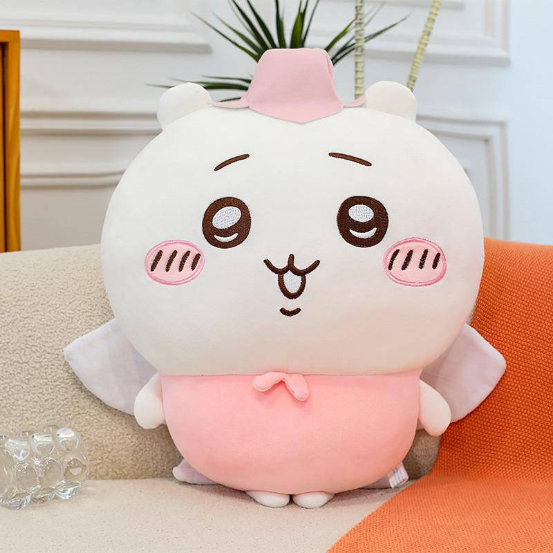 

Angel Usagi Plush Doll Pillow With Soft Filling For Home Decor And Giving Gift 30cm белый
