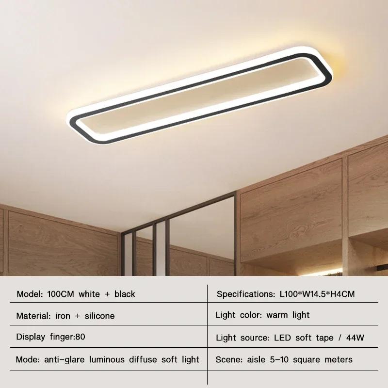 Modern LED Ceiling Lights for Living Room Bedroom  Balcony Aisle Hallway Lamps Strip Chandelier Indoor Lighting Fixtures Luster