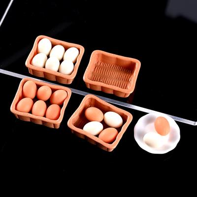 1/12 Simulazione della casa delle bambole Vassoio per uova Modello Casa delle bambole Mini Cucina Decorazione Accessori per la casa delle bambole Giocattoli per giochi di ruolo