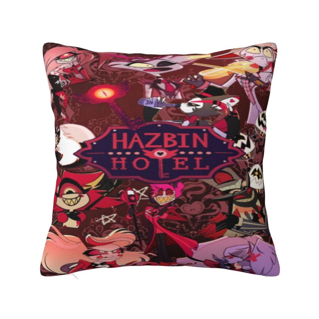 Hazbines Hoteles Alastor Vox 2 Printing Pillowcases Cushion Cover Pillow Covers Warm Home Decoration Square Multi-Size
