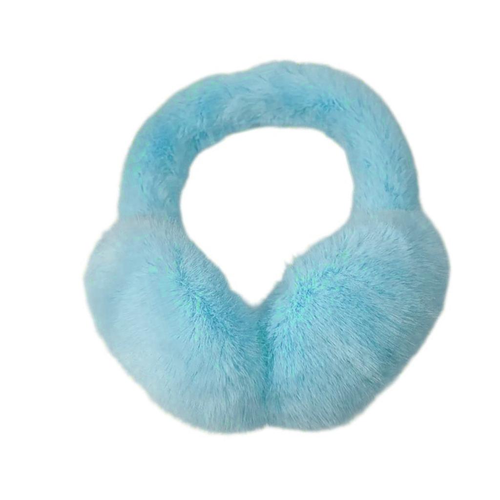 Fashionable Plush Ear Muffs for Women and Girl Foldable and Comfortable Ear Protectors for Easy Storage Sport Gear