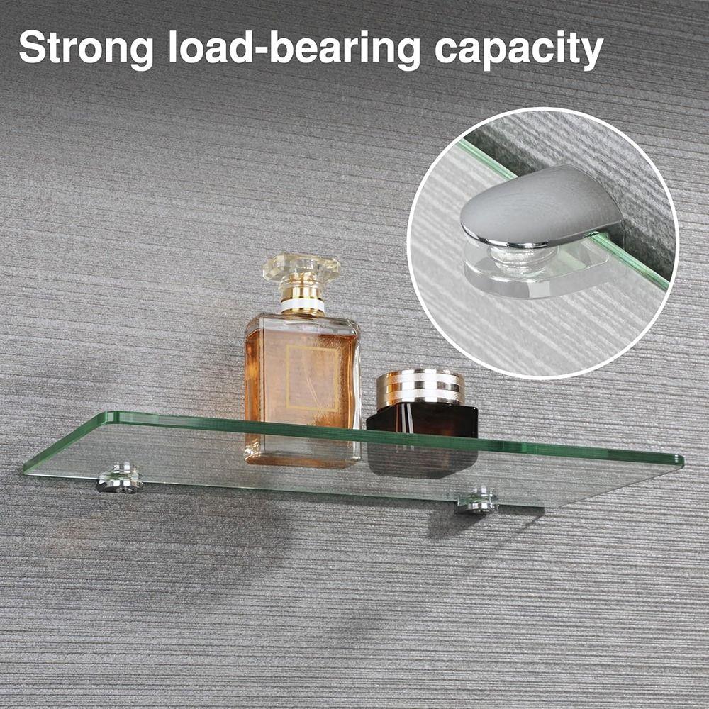 Adjustable Glass Shelf Brackets Stainless Steel Wood Glass Shelves Clamp Glass Support