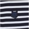 MaiSon KiTSune Men S Long Sleeve T ShirT Bold Fox Head paTch STripe Pm00122kj004