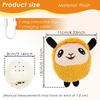 Interactive Dog Toy Ball Moving Jumping Squeaky with Plush Cover USB Rechargeable for Puppy to Large dog Chew Pet Plush Toy