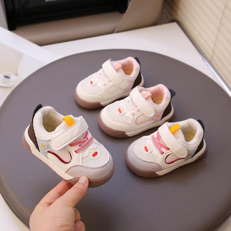 Baby Girl Shoes Spring and Autumn New Baby Toddler Shoes Soft Sole 0 1-3 Years Old Boys Non-slip Children Breathable Board Shoes