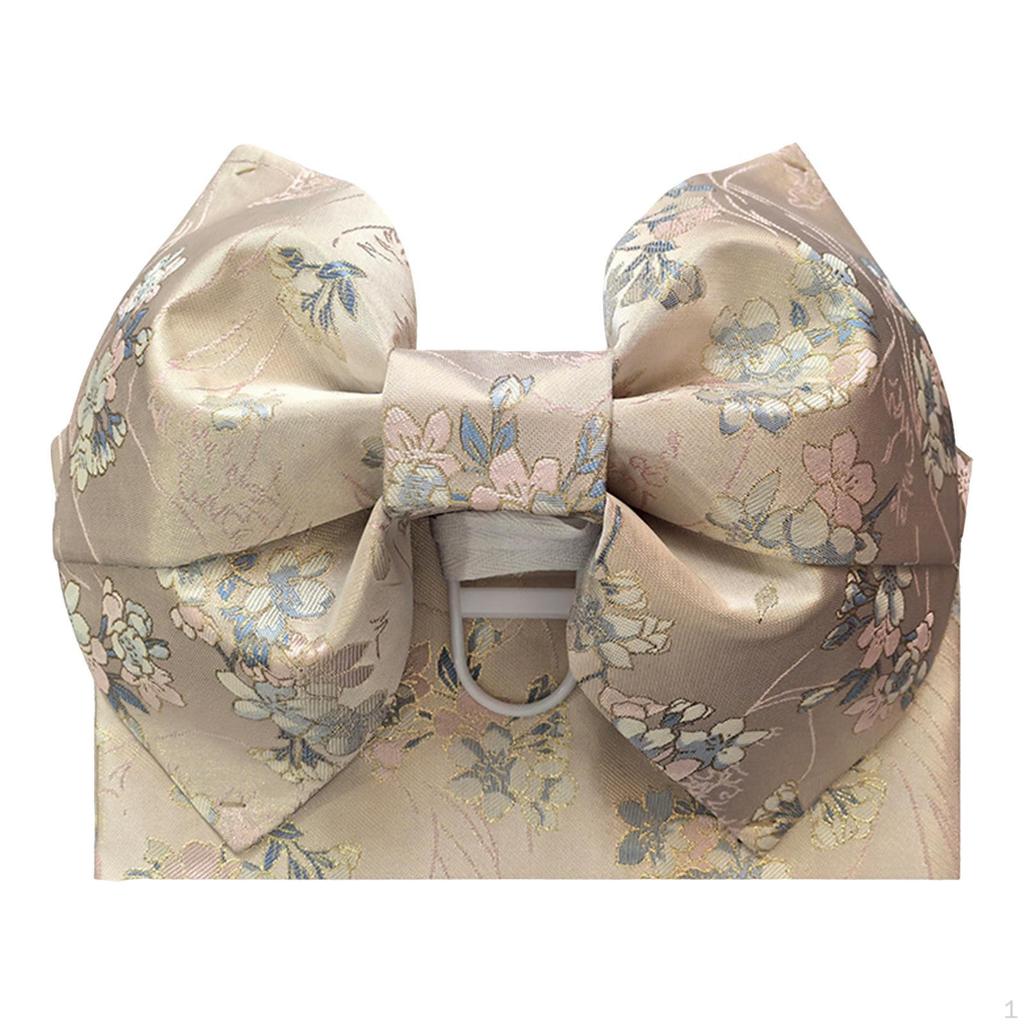 Japanese Kimono Bow Belt Pre Tied for Lady Costume Accessories Dress Cosplay